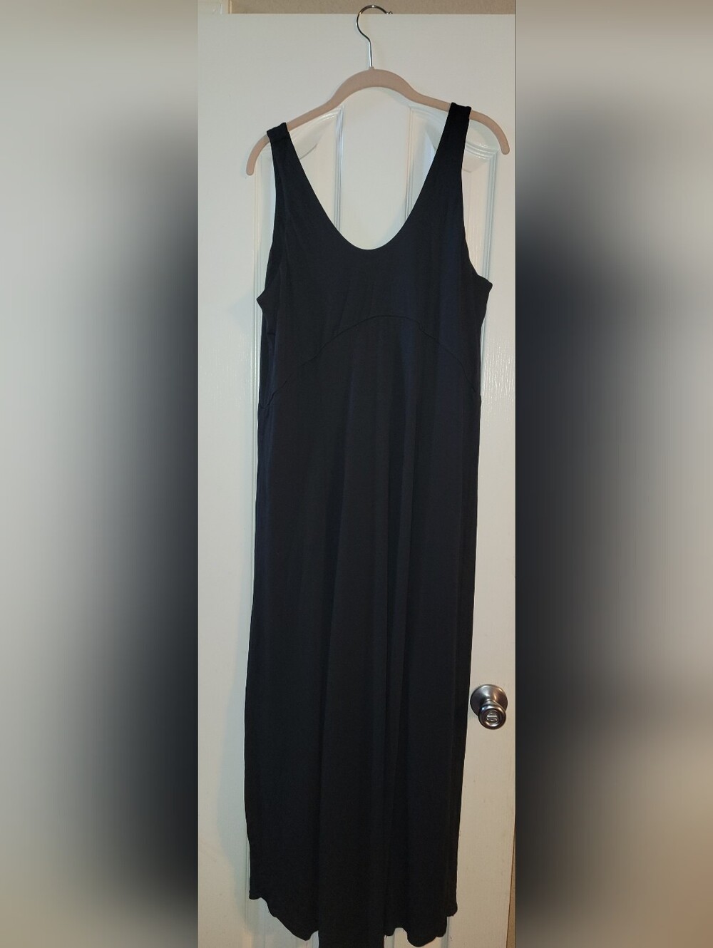 Like New HALARA Black Maxi Tank Dress Sz L